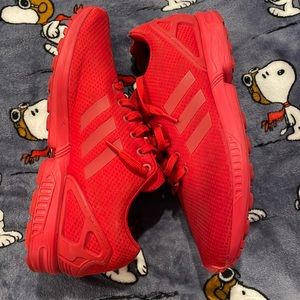 Adidas shoes size 11.5 red